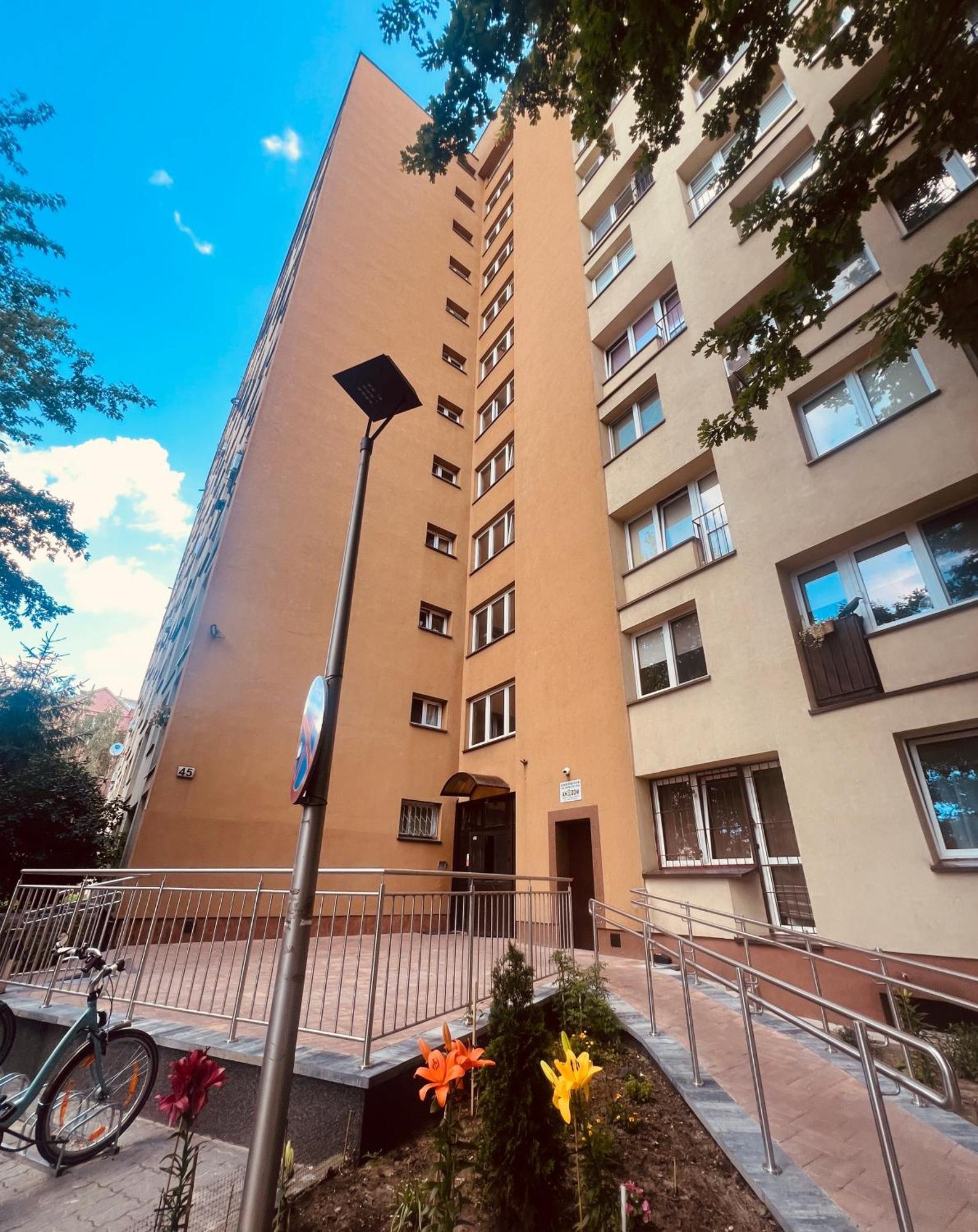 Entire Studio In Centrum Daire Varşova Dış mekan fotoğraf