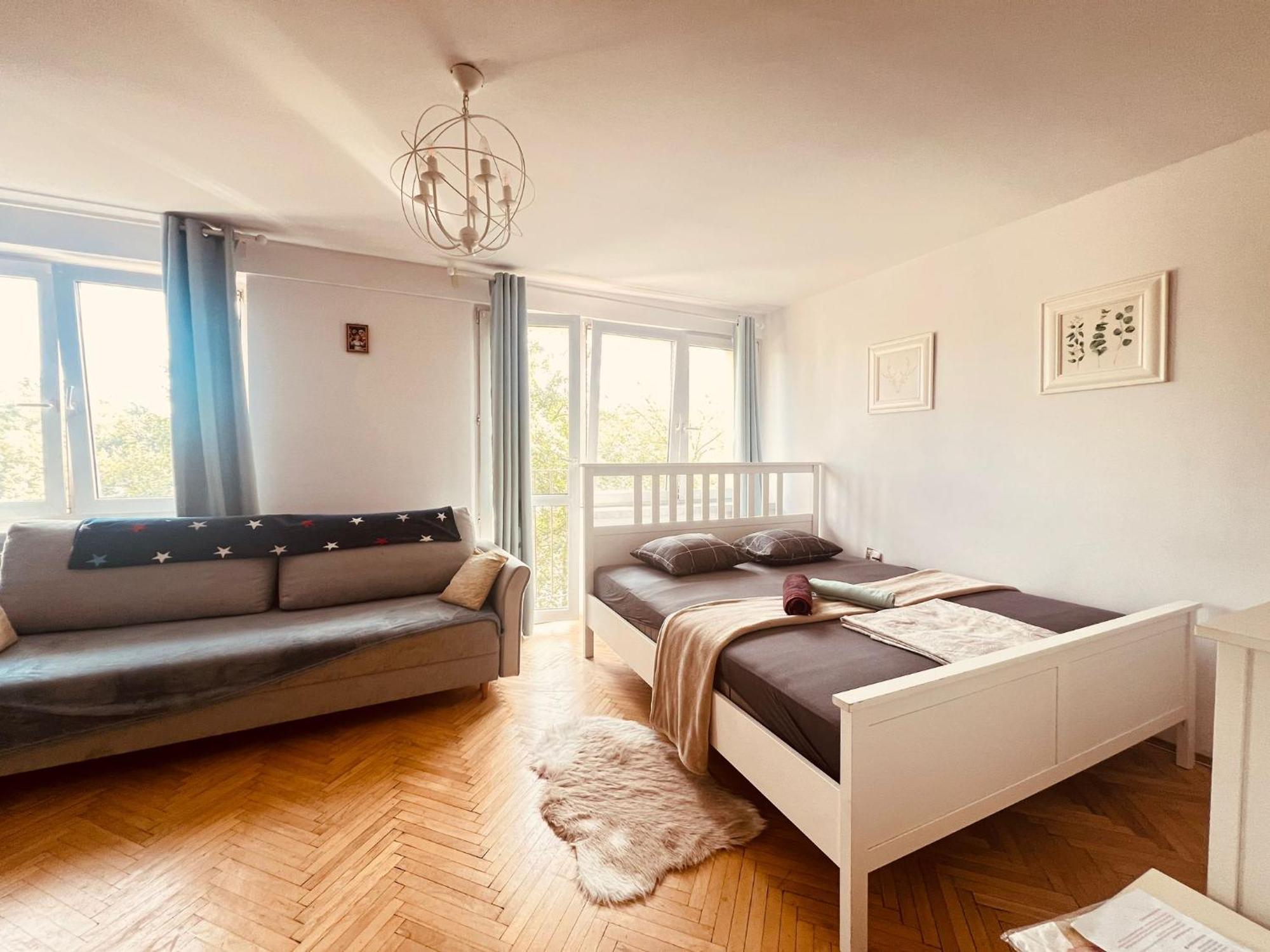 Entire Studio In Centrum Daire Varşova Dış mekan fotoğraf